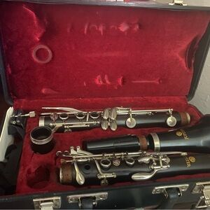 Buffet Clarinet with Silver Accents with music